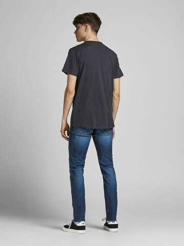 Coupe slim Jean 'Glenn' JACK & JONES en bleu