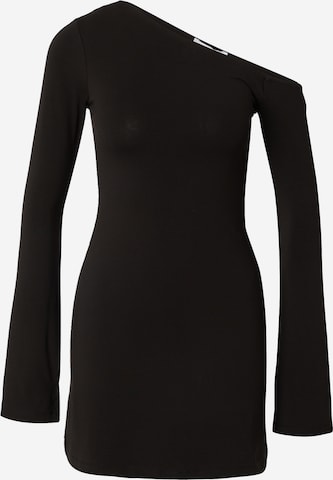 irinasswKoktel haljina - crna boja: prednji dio