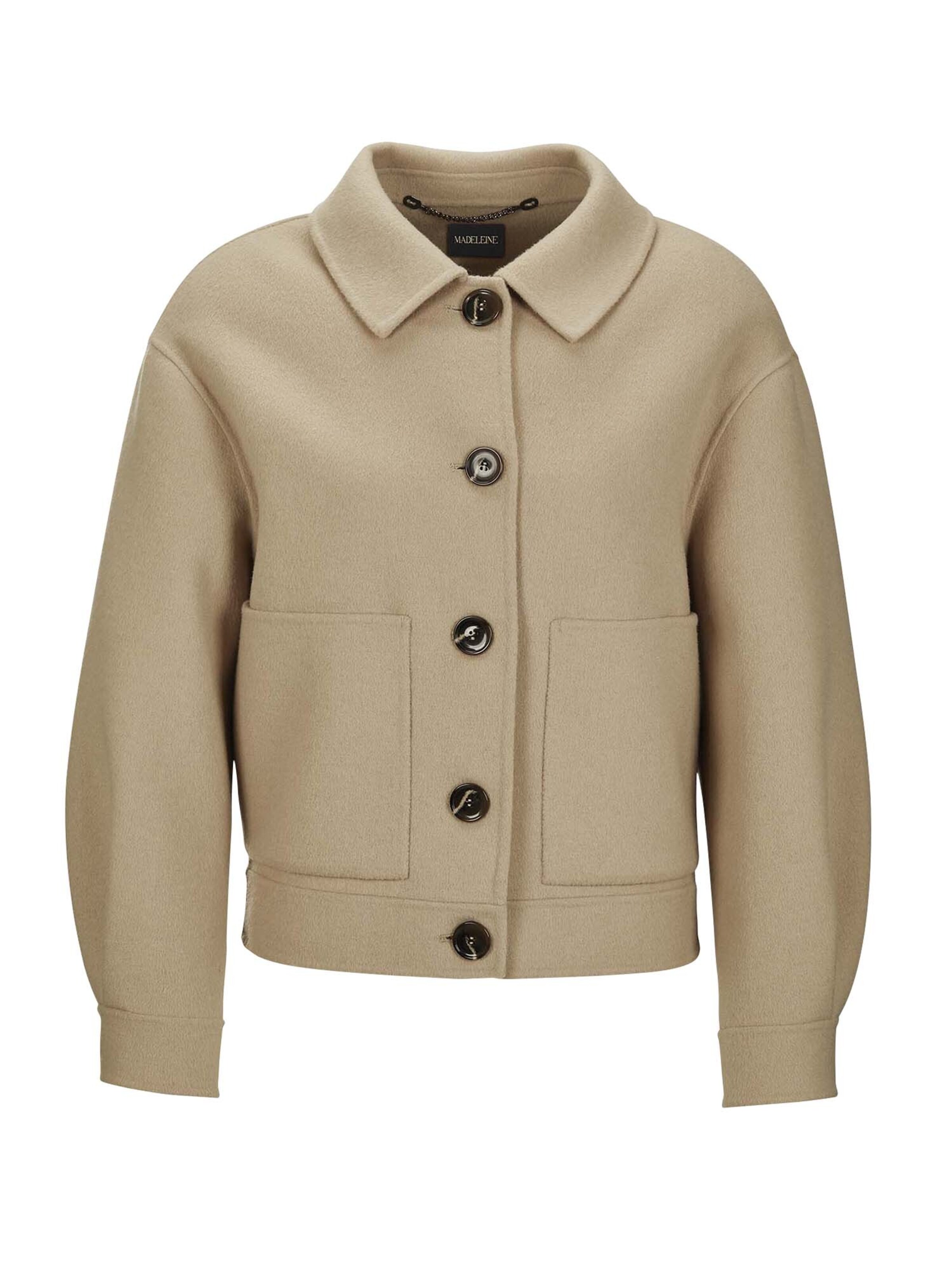 MADELEINE Between-season jacket in Caramel, Item view