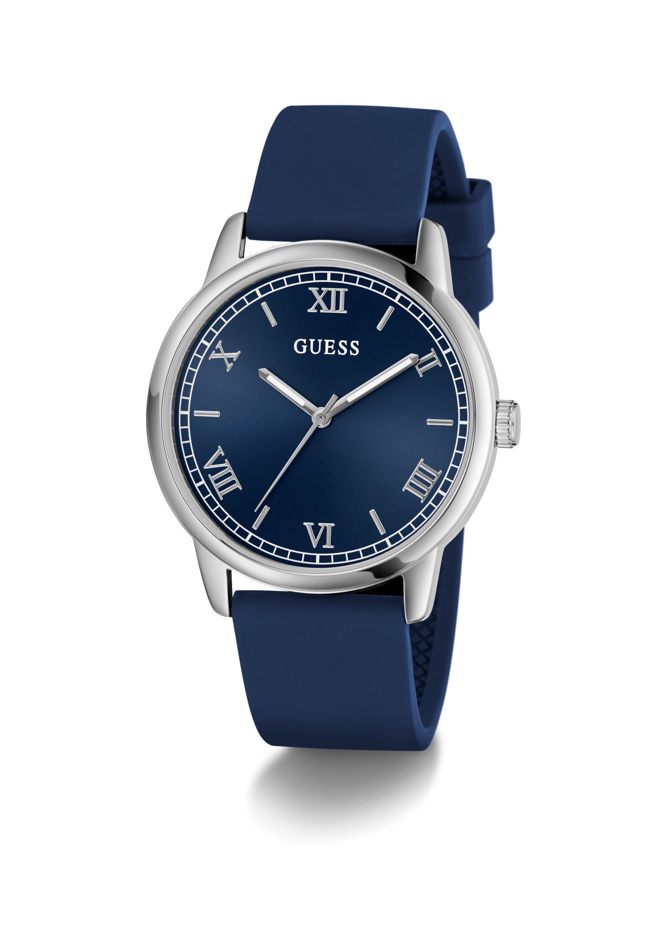 GUESS Analog Watch 'CHANDLER' in Blue: front