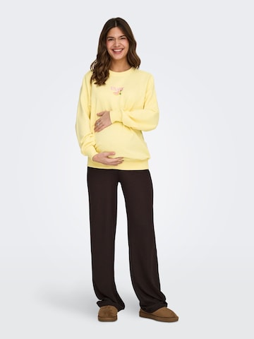 Only Maternity - Sudadera 'OLMKita' en amarillo