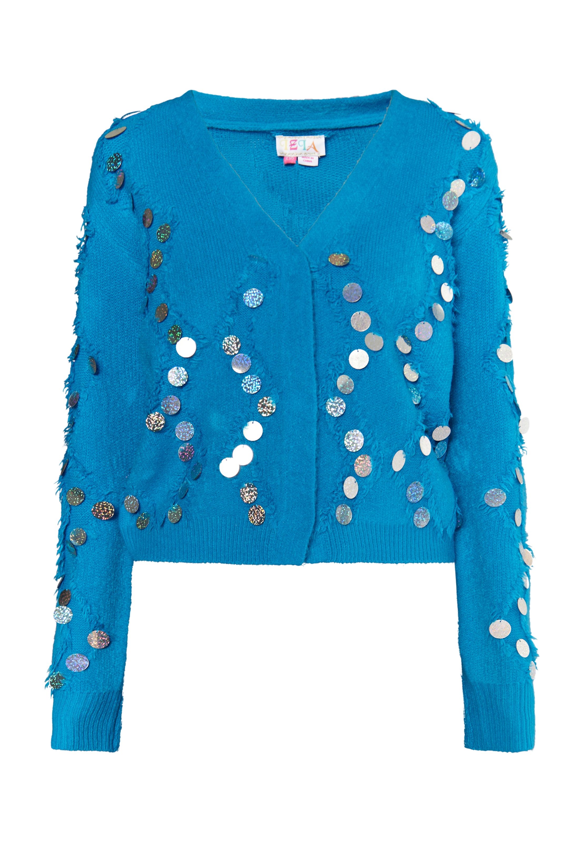 mėlyna IZIA Kardiganas: priekis