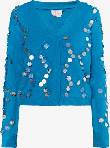 Cardigan IZIA en bleu : devant