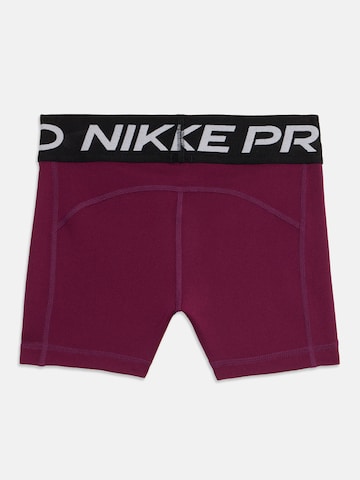 NIKE Скинни Спортивные штаны 'Pro' в Красный