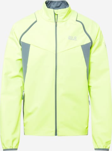 JACK WOLFSKIN Outdoor jacket 'TANDEM' in Yellow: front