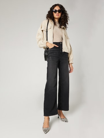 Wide leg Jeans 'Briley' di Guido Maria Kretschmer Women in nero