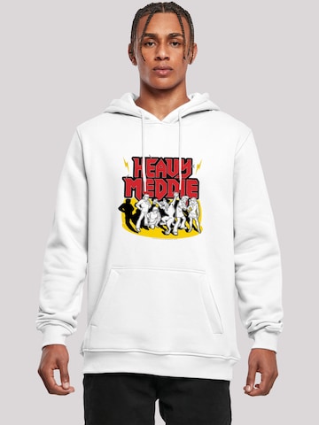 Sweat-shirt 'Heavy Meddle' F4NT4STIC en blanc : devant