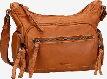 FREDsBRUDER Crossbody Bag 'In My Pocket' in Brown: front