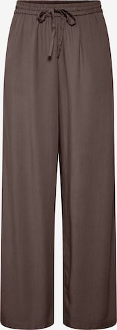 Pantalon 'PCPia' PIECES en marron : devant