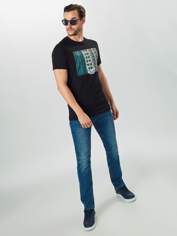 Mister Tee Shirt 'Hood ' in Zwart