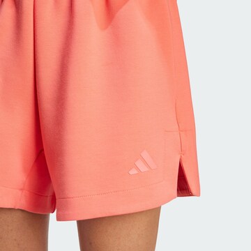 Loosefit Pantalon de sport 'All Szn' ADIDAS SPORTSWEAR en rouge