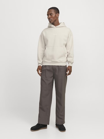 JACK & JONES Sweatshirt 'JJEURBAN EDGE STUDIO' i beige