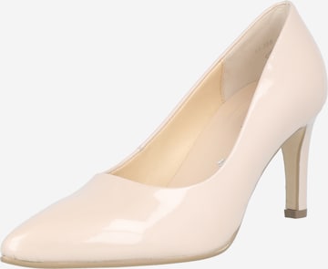 GABOR - Zapatos con plataforma en beige: frente