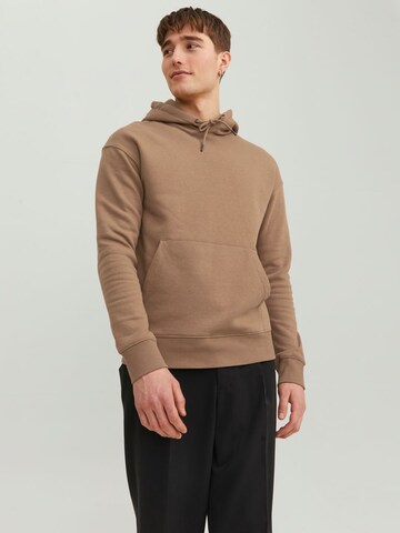 JACK & JONES Sweatshirt in Brown: front