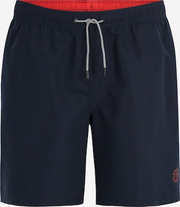 Jack & Jones Plus Board Shorts 'FIJI' in Blue: front