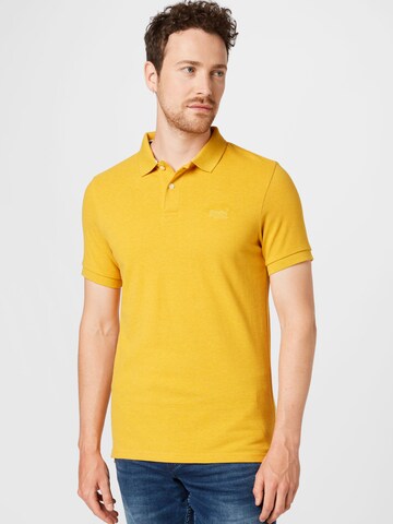 Superdry Poloshirt 'Classic' in Orange: predná strana