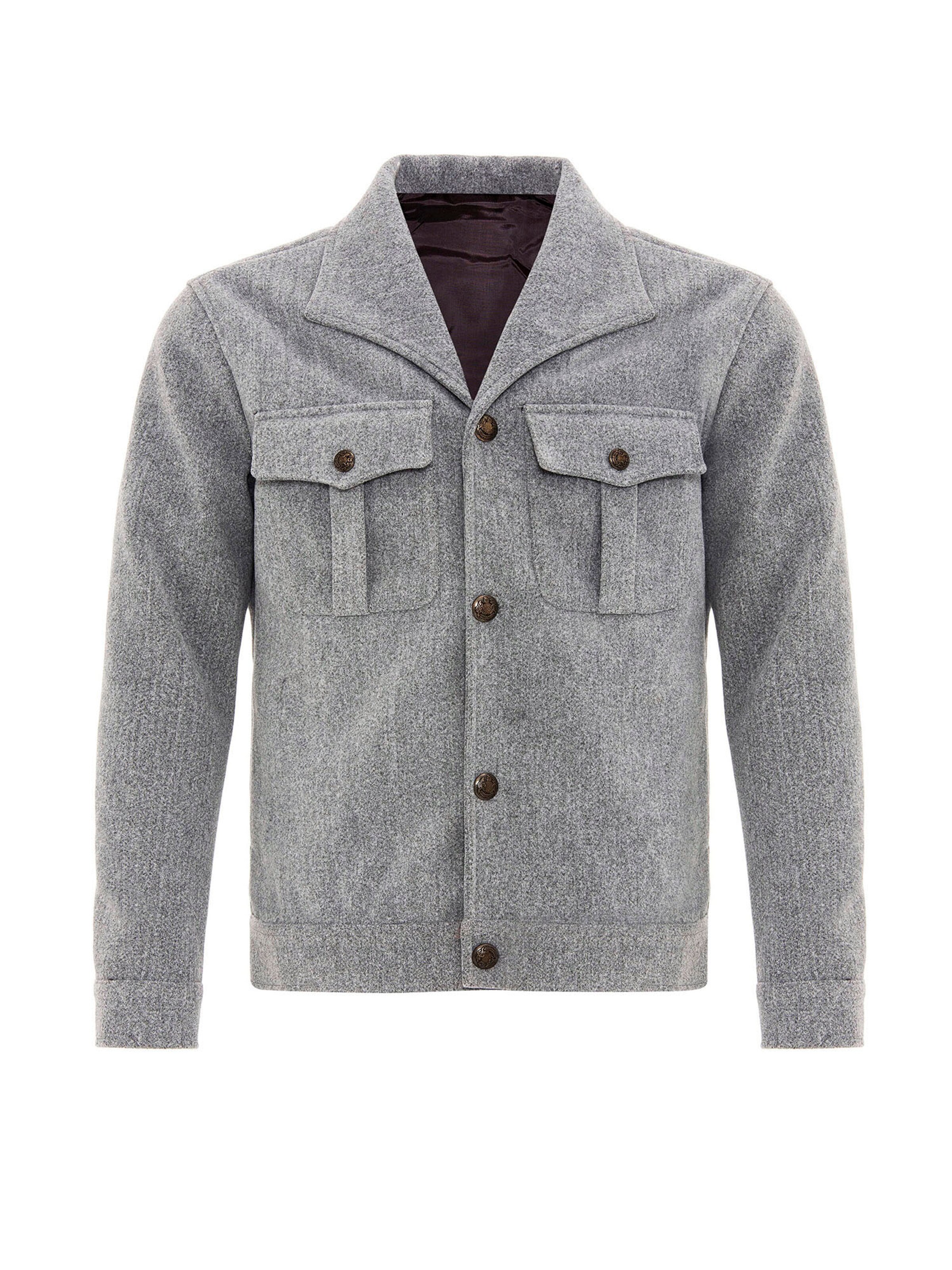 Antioch Between-season jacket in Grey: front