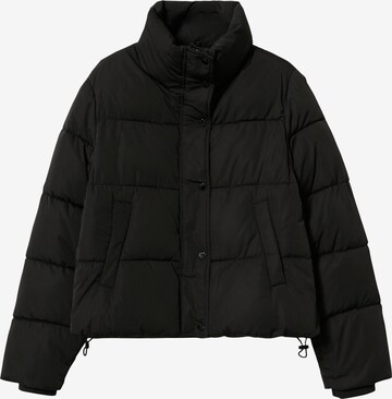 MANGO Winter Jacket 'ANITA' in Black: front