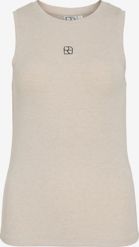 T-shirt ROUGE EDIT en beige : devant