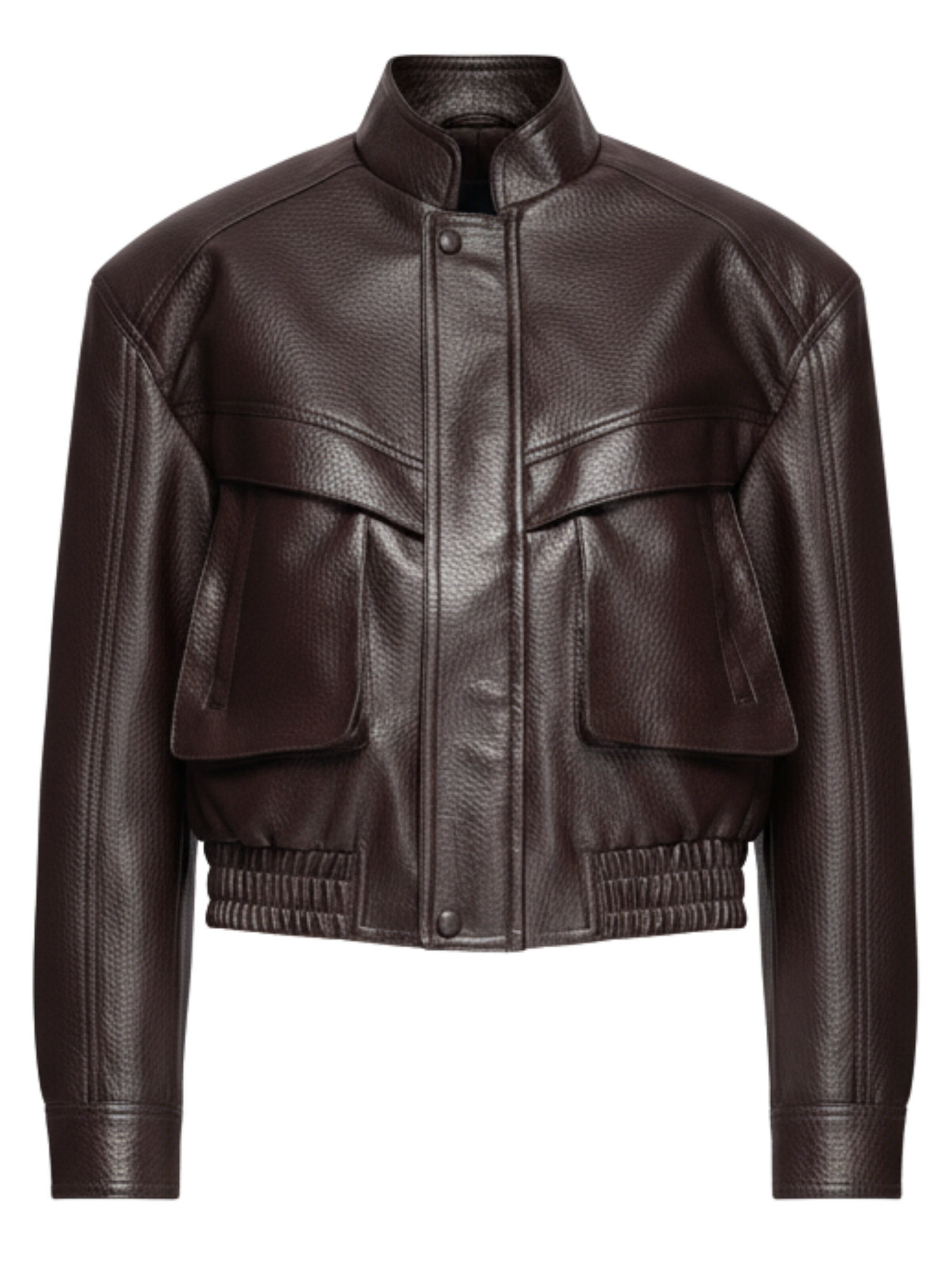 Ombre Jacke in dunkelbraun, Produktansicht