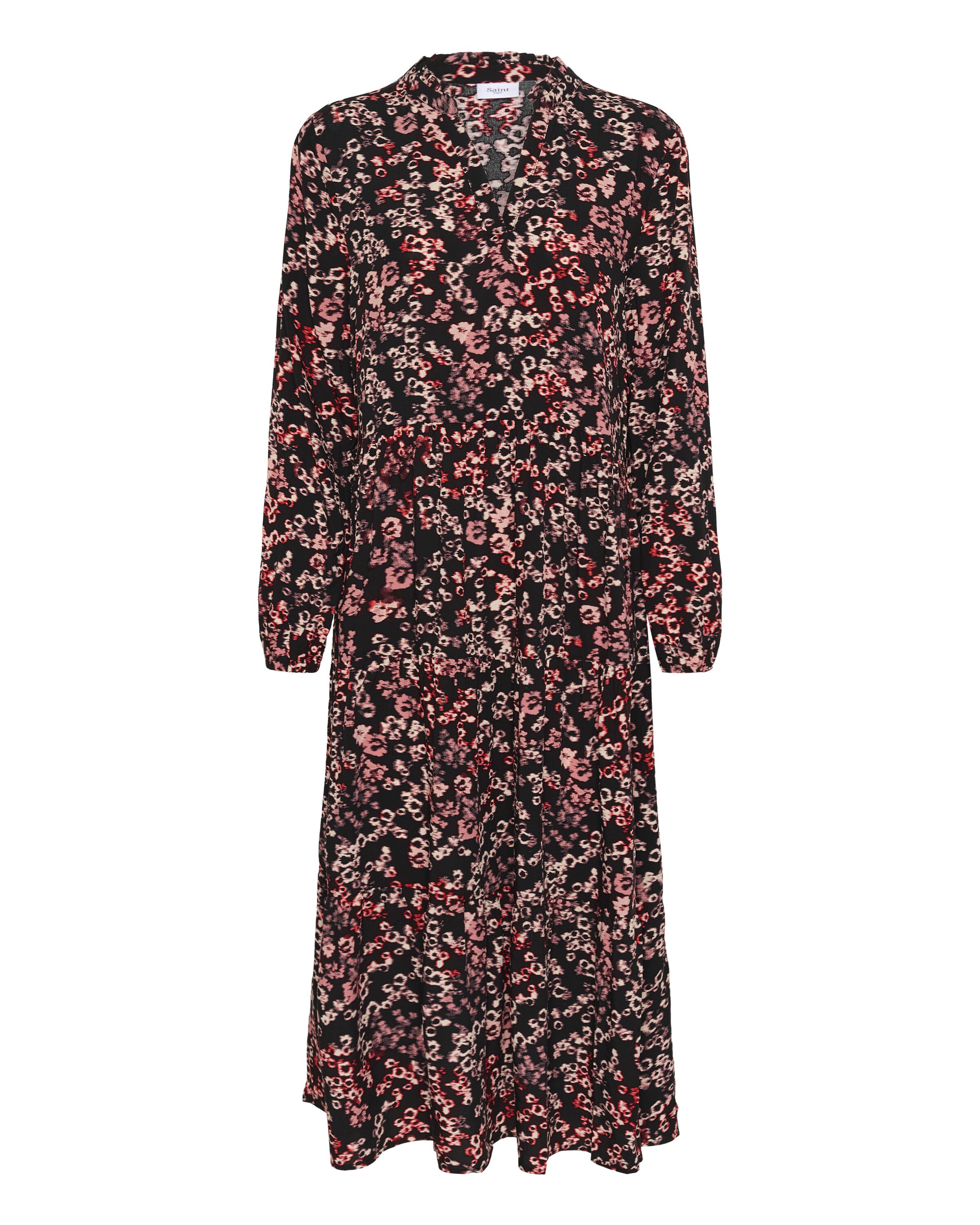 SAINT TROPEZ Blusekjole 'EdaSZ' i sort: forside