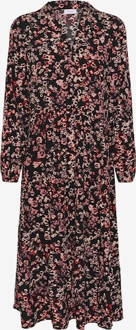 SAINT TROPEZ Shirt dress 'EdaSZ' in Black: front