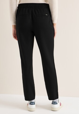 CECIL Slimfit Hose 'Tracey' in Schwarz