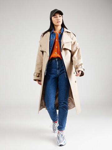 Smith&Soul Cardigan 'Hairy' i orange