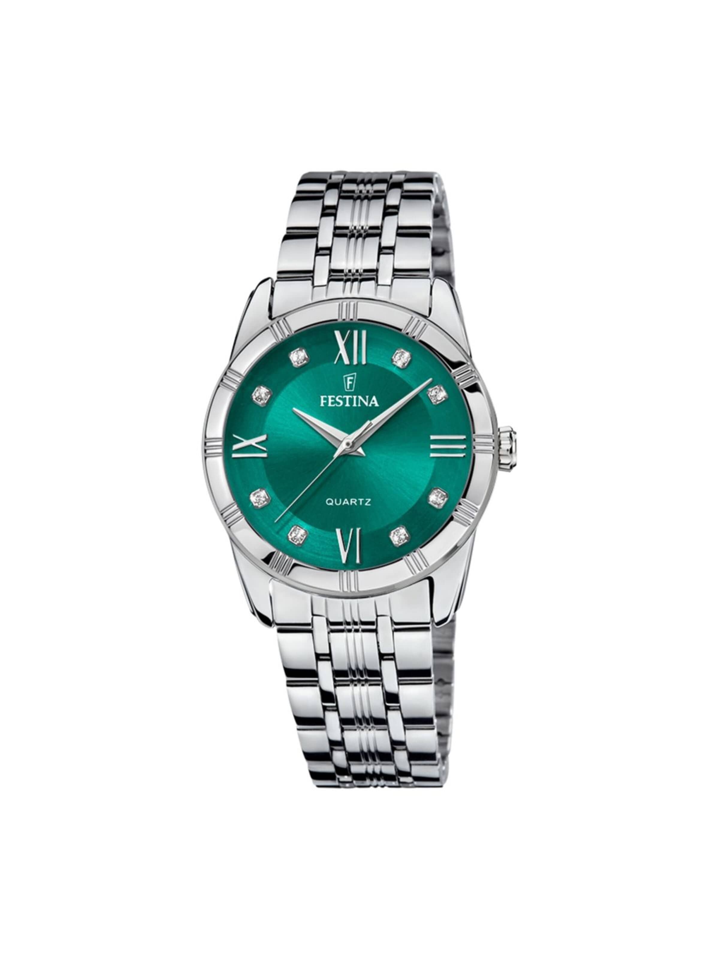 Montre à affichage analogique 'Mademoiselle' FESTINA en vert : devant