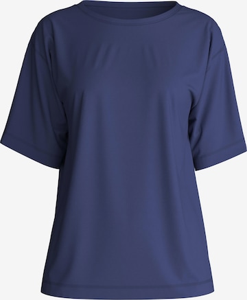 CALIDA Slaapshirt 'DEEPSLEEPWEAR Balancing' in Blauw: voorkant