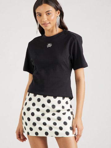 Karl Lagerfeld Koszulka w kolorze czarny: przód