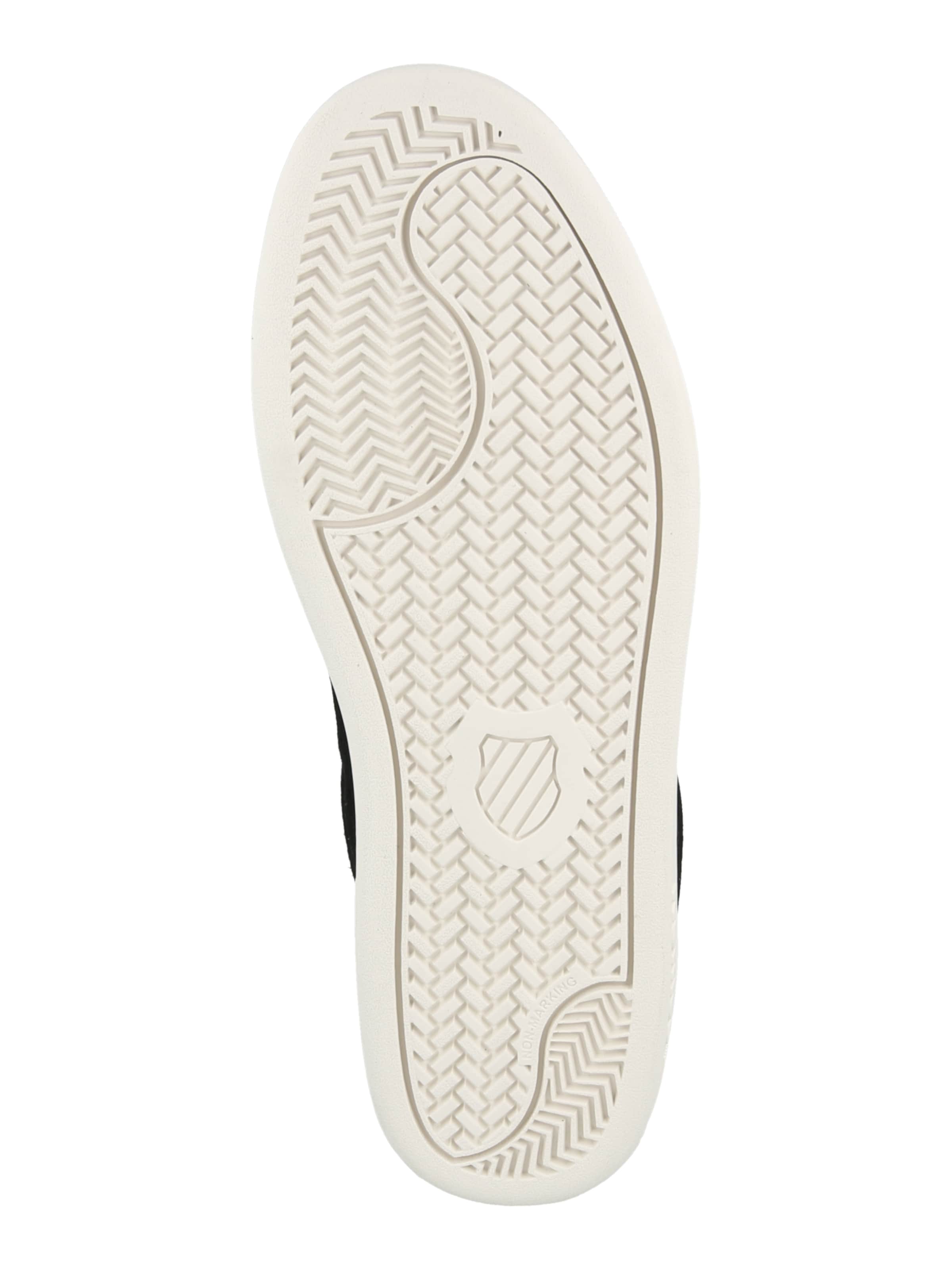 K-SWISS - Sapatilhas baixas 'LOZAN  KLUB' em preto