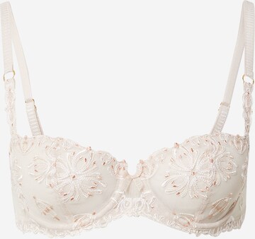 Chantelle Balconette Bra 'Champs Elysees' in Beige: front