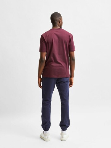 Maglietta di SELECTED HOMME in rosso