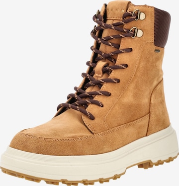 Stivaletto stringato di GEOX in marrone: frontale