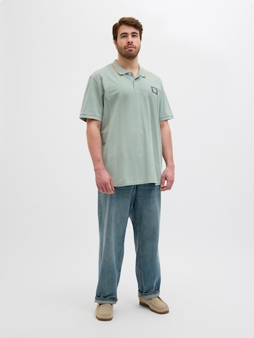 Jack & Jones Plus Μπλουζάκι 'JJHudson' σε πράσινο