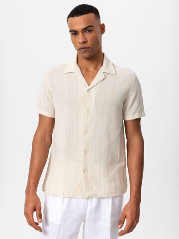 Antioch Regular fit Button Up Shirt in Blue: front