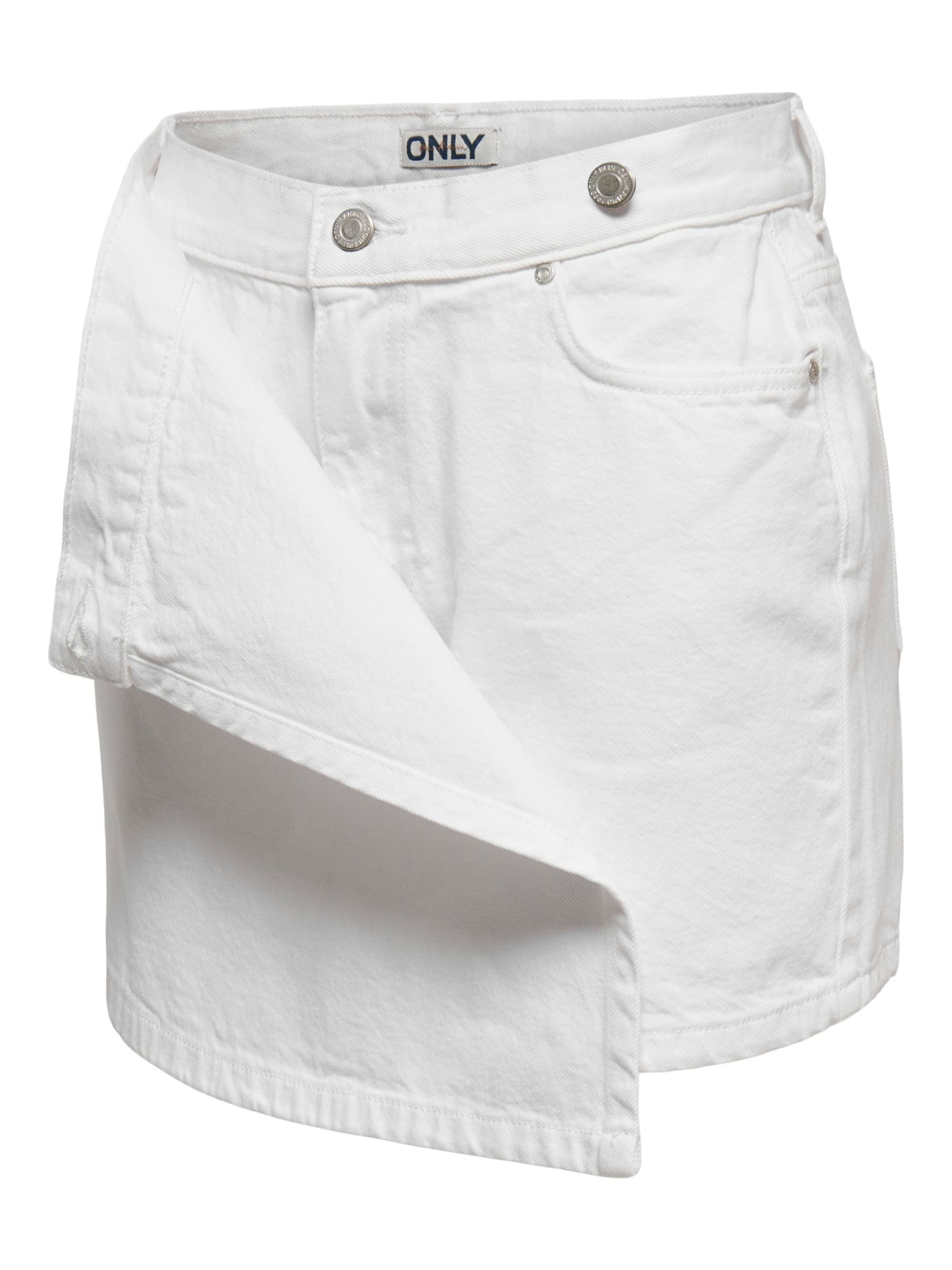 ONLY - Falda 'ONLEllie' en blanco