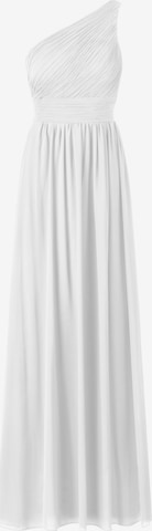 APART Evening Dress in White: front