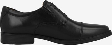 CLARKS Lace-Up Shoes 'Tilden Cap' in Black