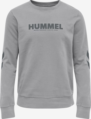 Hummel Sportsweatshirt in Grijs: voorkant