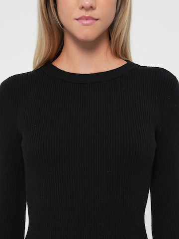 PIECES Knitted dress in Black