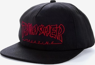 Casquette 'CHINA BANKS' THRASHER en noir : devant