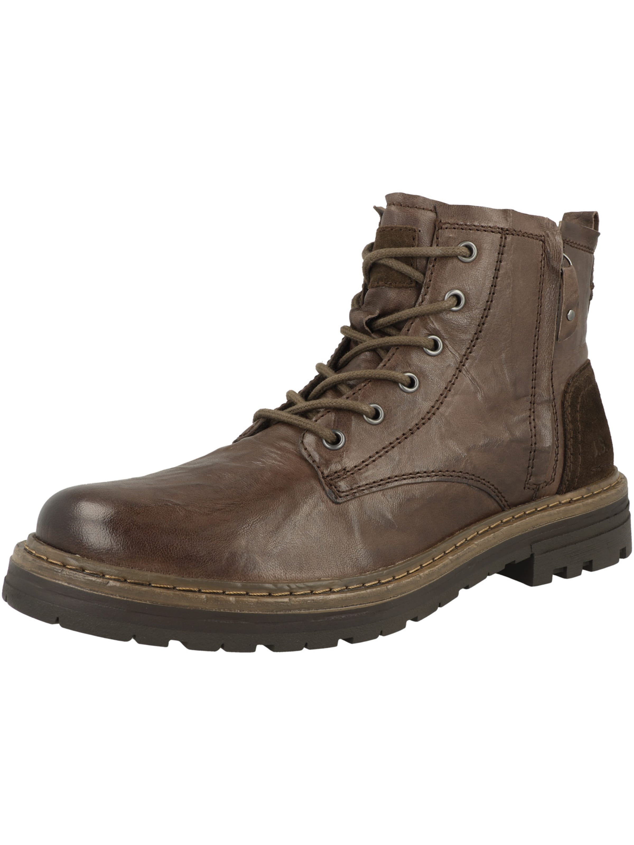 Bottines à lacets 'Curtis 01' JOSEF SEIBEL en marron : devant