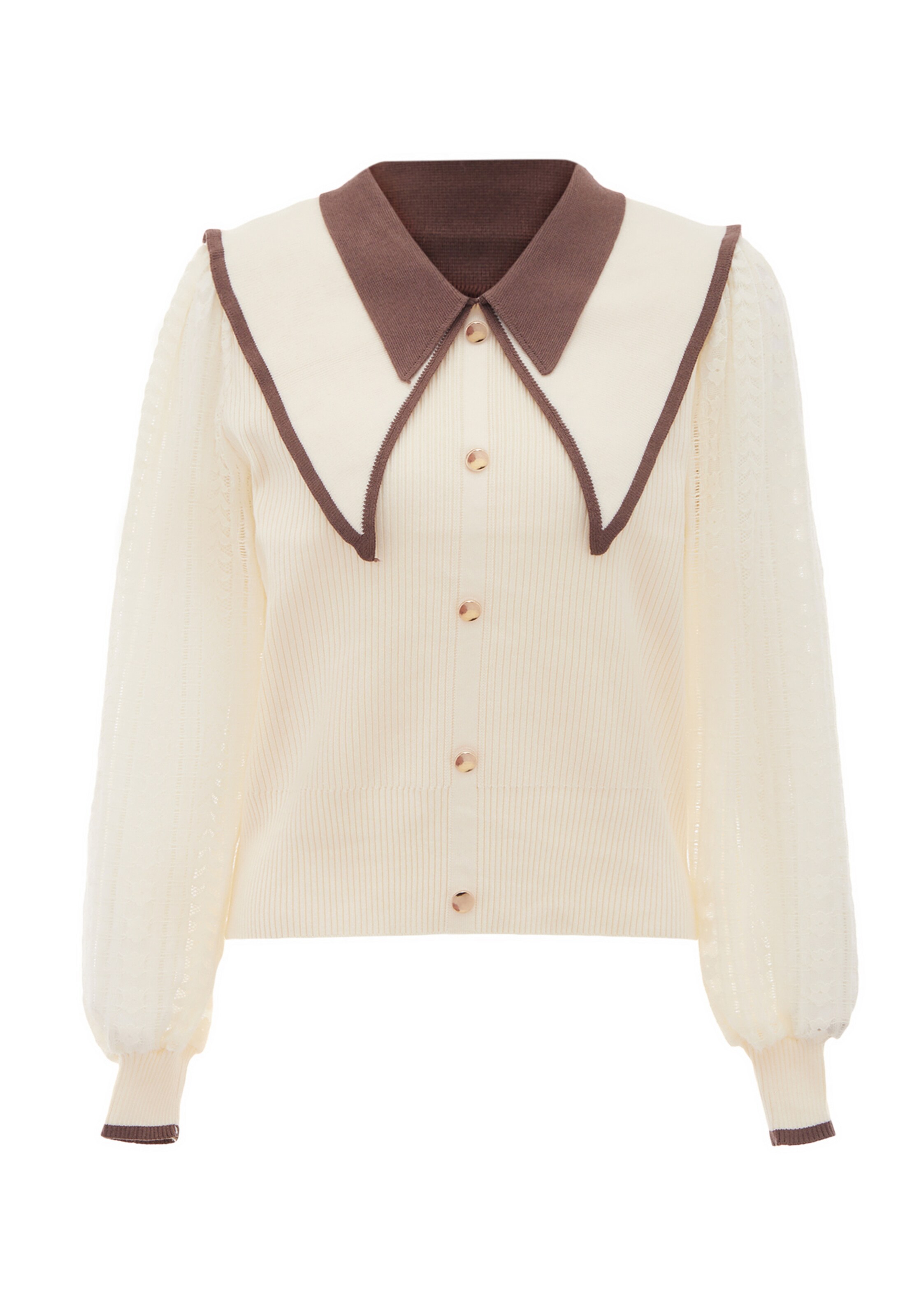 NAEMI Pullover in Beige: Vorderseite