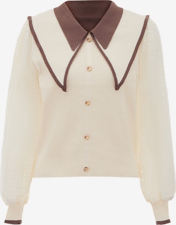 NAEMI Pullover in Beige: Vorderseite