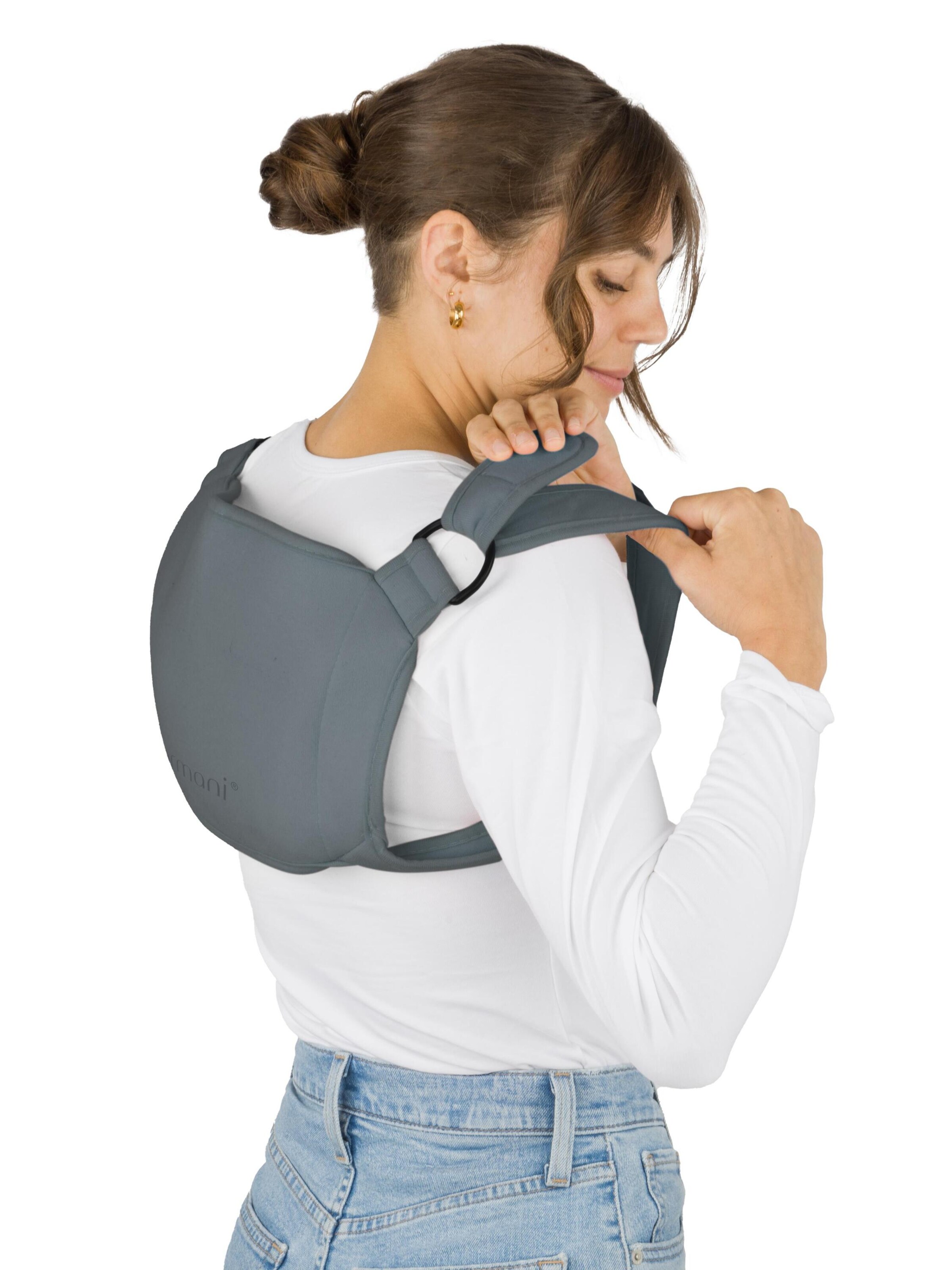 Bouillottes et coussins 'Nome' normani en gris : devant