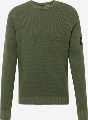 Calvin Klein Jeans Pullover in Grün: predná strana