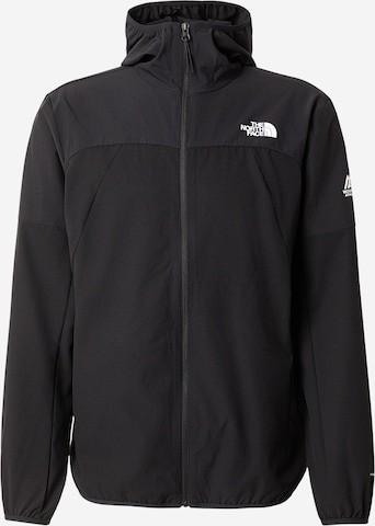 juoda THE NORTH FACE Sportinė striukė 'MOUNTAIN ATHLETICS': priekis