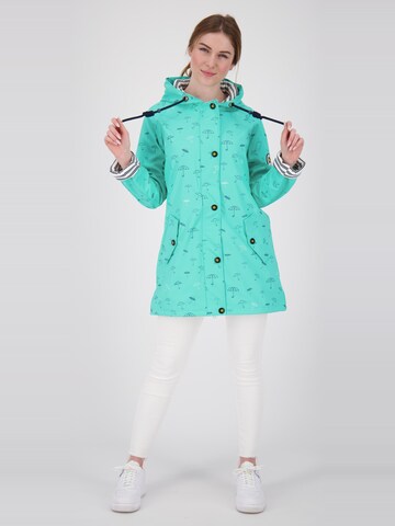 ankerglut Functionele mantel 'Regenjacke Friesennerz Ankerglutbucht Damen Übergangsjacke Kapuze' in Blauw